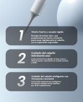 Secador de pelo Dormitorio doméstico Aire caliente y frío Iones negativos Celebridad de Internet Salón de peluquería de alta potencia Secador de pelo - details 5