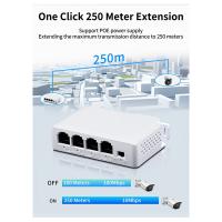 Extensor PoE de 1 a 3 puertos, 2 piezas, 4 puertos, IEEE802.3Af, 100Mbs, repetidor de transmisión IP, interruptor NVR IP - details 2