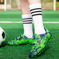 Los zapatos de fútbol de uñas largas para niños son adecuados para jugar al fútbol, ​​terreno arenoso y pedregoso y otros lugares. - details 8