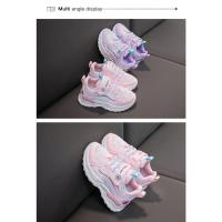 Zapatos de marca para niños, zapatos de princesa para niñas, zapatos deportivos transpirables para tenis, zapatos para correr escolares para niñas, zapatos para niños, zapatillas antideslizantes - details 9