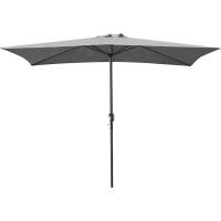 Sombrilla de Jardín Forro Anti UV 200 x 300cm. Sombrilla de Aluminio con Manivela, Toldo Rectangular para Patios y Terrazas. (Topo) - details 11