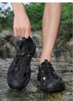 Sandalias de piel de vaca informales de gran tamaño, zapatos de playa de verano para hombres, sandalias deportivas al aire libre, sandalias de montañismo, zapatos creek - details 24