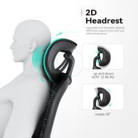 Silla de Oficina ergonómica de Malla, Silla de Oficina con Respaldo Alto con reposabrazos 3D, Soporte Lumbar hacia Arriba y hacia Abajo, Silla de Trabajo - Marco Blanco Malla Gris Claro - details 13