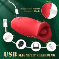 Vibrador de juguetes sexuales para adultos, juguete rosa, estimulador sexual rosa para mujeres con 10 modos de vibración y 10 modos de beso francés, vibrador de juguete sexual de lengua, vibrador de clítoris para mujeres, juguetes sexuales para adultos - details 5