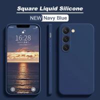S25 S24 S23 Ultra funda cuadrada de silicona líquida suave para Samsung Galaxy S25 S24 S23 S22 S 25 Ultra Plus S25Ultra fundas de teléfono - details 16