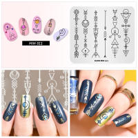 Plantillas de Arte de Uñas KADS para Salones de Belleza Herramientas de Manicura con Diseños de Flores Hojas Oceanos Animales - details 12