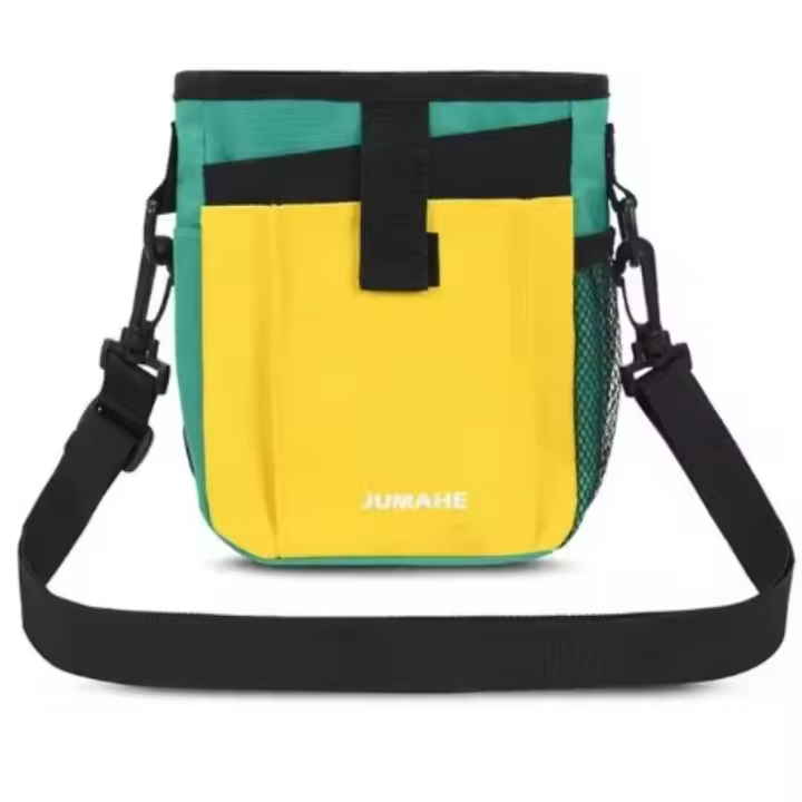 Bolsa de hombro de entrenamiento para mascotas de gran capacidad con correa, bolsillo portátil para aperitivos para perros, bolsa de almacenamiento para alimentación, bolsa para excrementos de mascotas, viaje - 1