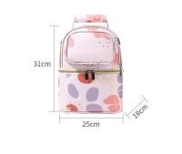 Mochila de almacenamiento para pañales, bolsa de mamá con aislamiento para botella de preservación de leche materna - details 4