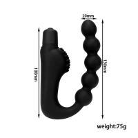 Leten-vibrador de velocidad, tapón Anal, Juguetes sexuales, estimulador, masaje de próstata, cuentas, 10 modos de vibración para juego Anal - details 9