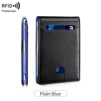 Cartera Minimalista Para Hombre Con Bloqueo RFID Portátil Gran Capacidad 11 Tarjetas Color Sólido Soporte Para Tarjetas De Crédito - details 15