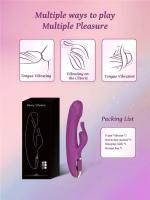 USB recargable de silicona conejo vibrador juguete sexual para mujeres G-Spot Clitoris estimulación masaje eléctrico dildo adulto producto masajero impermeable 18+ - details 2