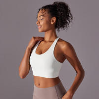 Sujetador Deportivo de Una Pieza sin Costuras A Prueba de Golpes para Yoga, Correr, Fitness - details 7