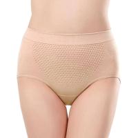 Ropa interior transpirable de cintura media de algodón antibacteriano sin costuras para mujer, talla grande - details 3