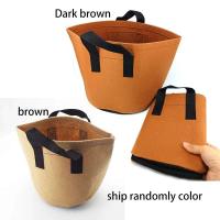 Bolsa de cultivo de plantas de 2 galones y 5 galones, herramienta de jardín para el hogar, 7 galones, 10 galones, tela ETA para plantar flores y frutas - details 16