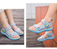 Sandalias De Verano Para Niñas Con Perla Y Diseño De Princesa Zapatos Suaves Y Antideslizantes Para Niños Cierre De Correa Transpirables Talla True - details 6