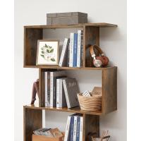 Estante de Libros de 5 Niveles Exposición de Almacenamiento con Estilo Rústico Marrón - details 5