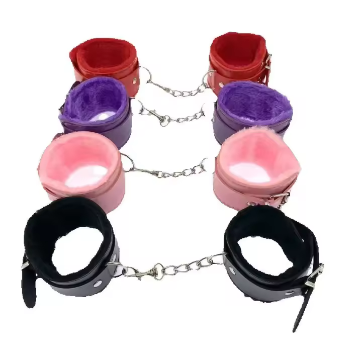 Leten Fetish Cosplay Restricciones Esclavo Esposas Principiantes Adultos Juguetes Sexuales para Parejas Juego 4 Colores - 1