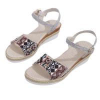 Sandalias de tacón de cuña de verano para mujer - details 6