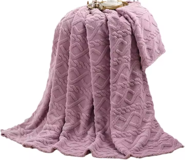 Manta de felpa ligera, manta para sofá cama, manta mullida de verano/otoño para ropa de cama de interior y exterior - 1