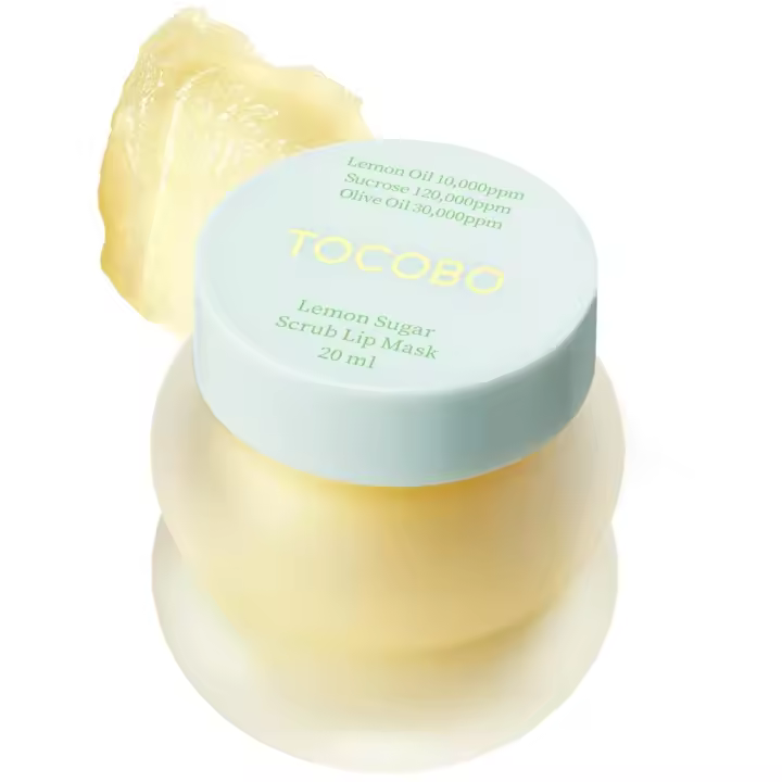 Mascarilla de Labios Pulida Vita Exfoliante Nocturno Vegano Coreano Hidratante, Reafirmante, No Pegajoso, Sin Fragancia Bálsamo Glazed, 0.68oz - 1