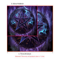 Mantel de Estrellas Decoración de Fiesta Pagan Astrología Tarot Cubierta de Mesa para Juego de Cartas - details 1