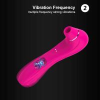 Vibrador de succión de Vagina, estimulador de clítoris de succión de lengua Oral, Juguetes sexuales para adultos, masturbador erótico para mujeres - details 7