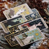 Juego de mesa de oráculo Cat Dominates The Earth Card, juego interactivo, juego de fiesta, juego de vacaciones, regalo de Pascua, 1 unidad - details 6