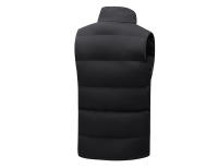 Chaquetas sin mangas holgadas y gruesas con relleno cálido para hombre, parabrisas con cuello levantado para s, - details 5