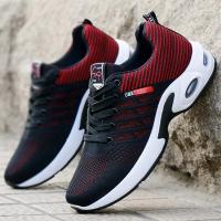 Zapatillas de Correr Profesionales para Hombres Ligeras de Malla Diseñadas por Artista con Cordones - details 4