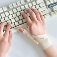 Muñequera protectora de compresión elástica suave, Protector de pulgar Spica Spt, muñequera ligera para deportes de gimnasio - details 15