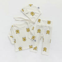 Conjunto de invierno para niñas Conjunto de ropa con estampado de oso lindo para niñas - details 15