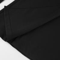 Vestido negro estilo traje diseño de viaje sentido elegante falda corta de moda para mujer - details 15