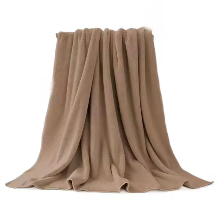 Toalla de baño portátil con absorción de agua para adultos, toalla de ducha gruesa de lana Coral, manta de Spa de secado rápido de 140x70cm - 1