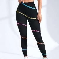 Body de gimnasio sin costuras para mujer, pantalones de yoga con estampado digital, levantamiento de cadera, monos deportivos, pantalones de entrenamiento de cintura alta - details 3