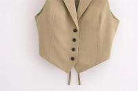 Conjunto Elegante de 2 Piezas para Mujer Joven Traje de Calle Chic, Chaleco Ajustado, Falda para Vacaciones, Novedad de Verano 2024 - details 7