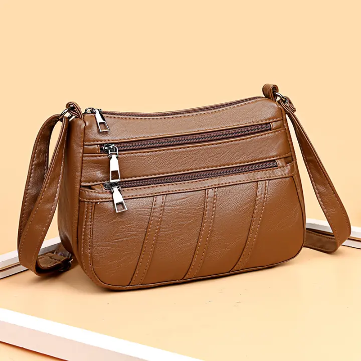 Bolso de Cuero Suave BINGMEI 2025 Diseño Gráfico Único Lining de Poliéster Exterior de Denim - 1