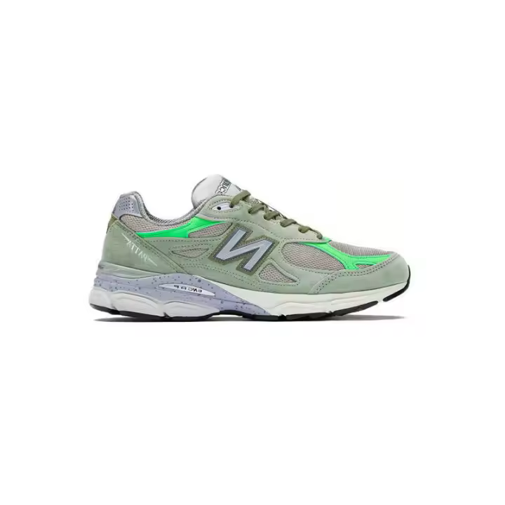 LETEN Auténtico 100% NB 990 V3 Verde M990PP3 Zapatos para correr Pegatinas de pared - 1