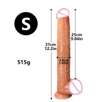 Leten-consolador largo negro de silicona suave, masturbadores vaginales, juguete erótico, Juguetes sexuales para mujeres, pareja y adultos - details 14