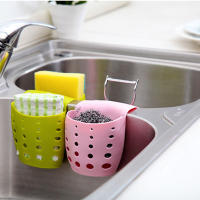 Soporte de esponja de jabón para fregadero, bolsa organizadora de utensilios, cesta de drenaje colgante para baño, estante de almacenamiento, accesorios de cocina - details 1