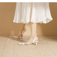 Elegantes sandalias de tacón alto con punta de diamante - details 18