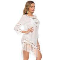 Vestido ligero de playa para mujer, traje de baño de ganchillo, túnica envolvente para trajes de baño, fiestas en la piscina de verano y ropa de resort, cubierta de natación de secado rápido - details 17
