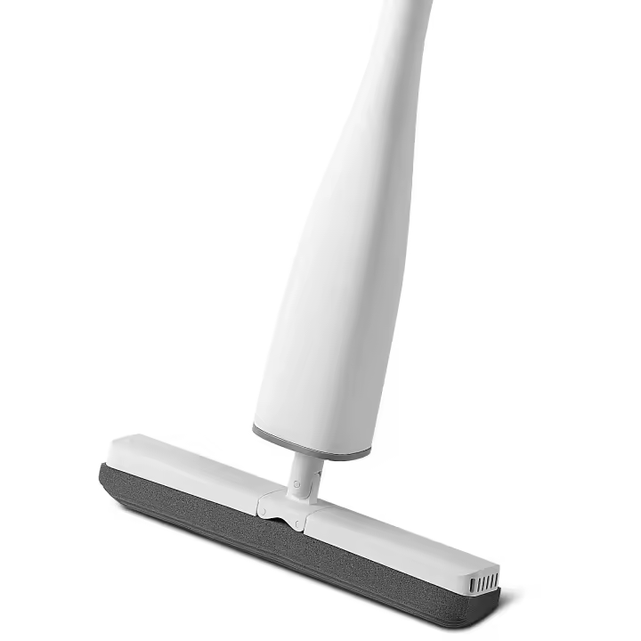 Mopa Mágica BOOMJOY para Limpieza de Cocina y Pisos Rotación 360 Grados Mopa Plana sin Balde con Cabeza de Esponja PVA Producto Normal Seguro para el Hogar - 1