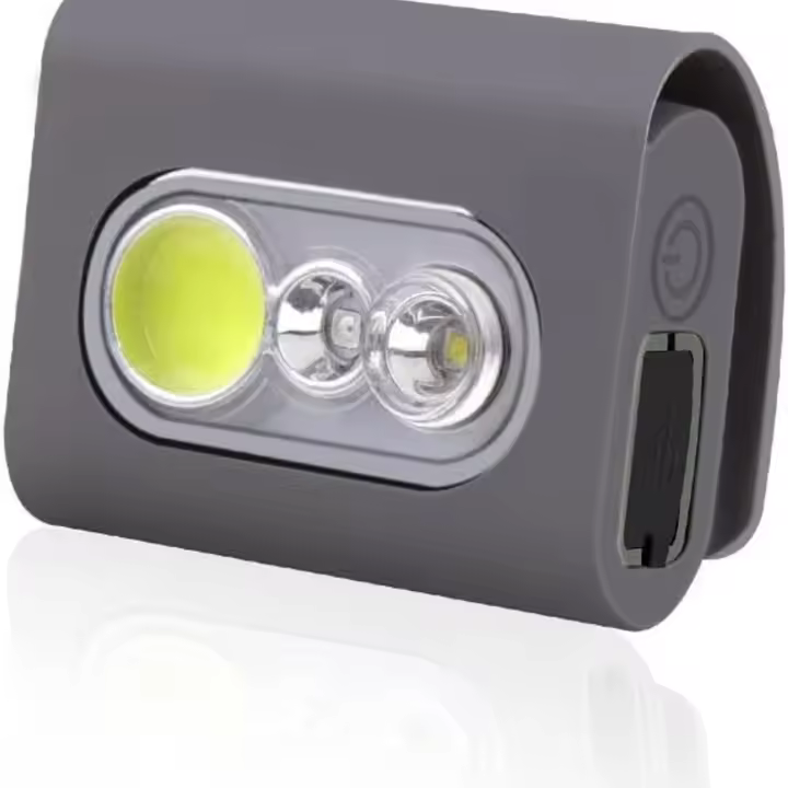Luz de circulación con clip, luz de seguridad para correr LED de 2000 lúmenes con fuerte clip magnético. - 1