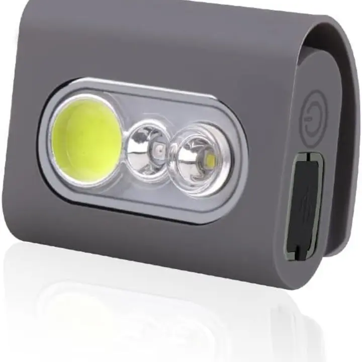 Luz de circulación con clip, luz de seguridad para correr LED de 2000 lúmenes con fuerte clip magnético. - 1