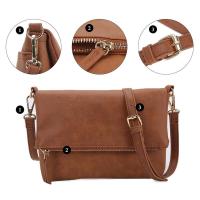 Hombro para mujer maravillosos bolsos cruzados de moda sólidos bolso minimalista de cuero PU para el trabajo CT30080 mochila de lujo de alta gama - details 5