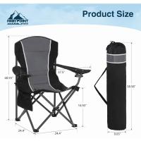 Silla Plegable de Camping (Negro) - details 1