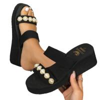 zapatos de zapatilla de tacón de cuña de verano para mujer - details 2