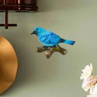 Decorative Rustic Resin Wall Coat Hook Birds On A Branch Hanger for Clothes