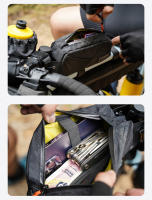 Rhinowalk-bolsa para tubo superior de bicicleta, tornillo o correa de fijación resistente al agua para bicicleta de montaña y carretera, no toca la pierna con correa de fijación para teléfono - details 20