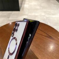 Funda de teléfono transparente Magsafe con revestimiento magnético para Samsung S25 S24 Ultra S23 FE S21 S22 Plus, cubierta protectora de película de lente de parachoques - details 3